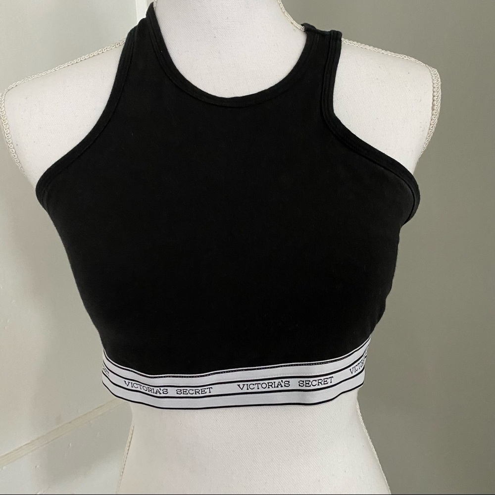 Victorias Secret Bralette/ Cotton Logo Crop Top